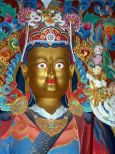 Padmasambhava statue - photo by John Hill a beautiful statue of Padmasambhava